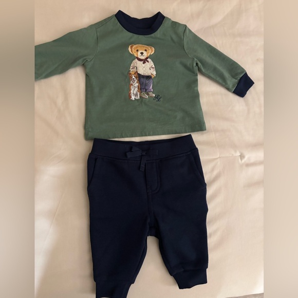 Ralph Lauren Kids Polo Bear Outfit - Picture 1 of 2